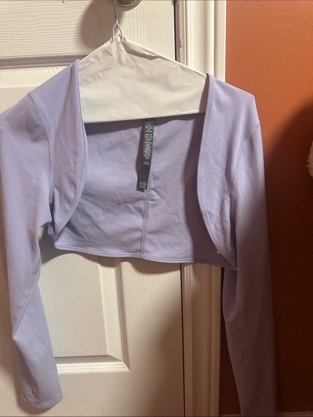 Lavender Cropped Bolero Shrug